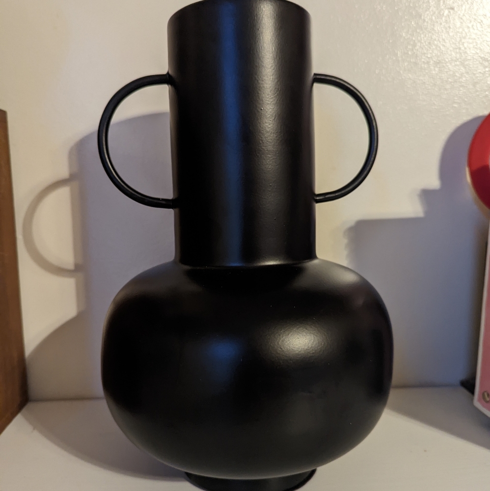 Rachel Zoe tall black Vase